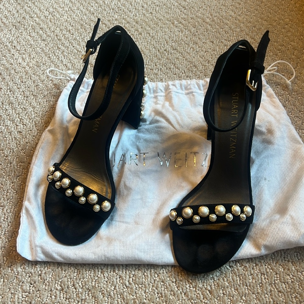 Stuart switzman black heels